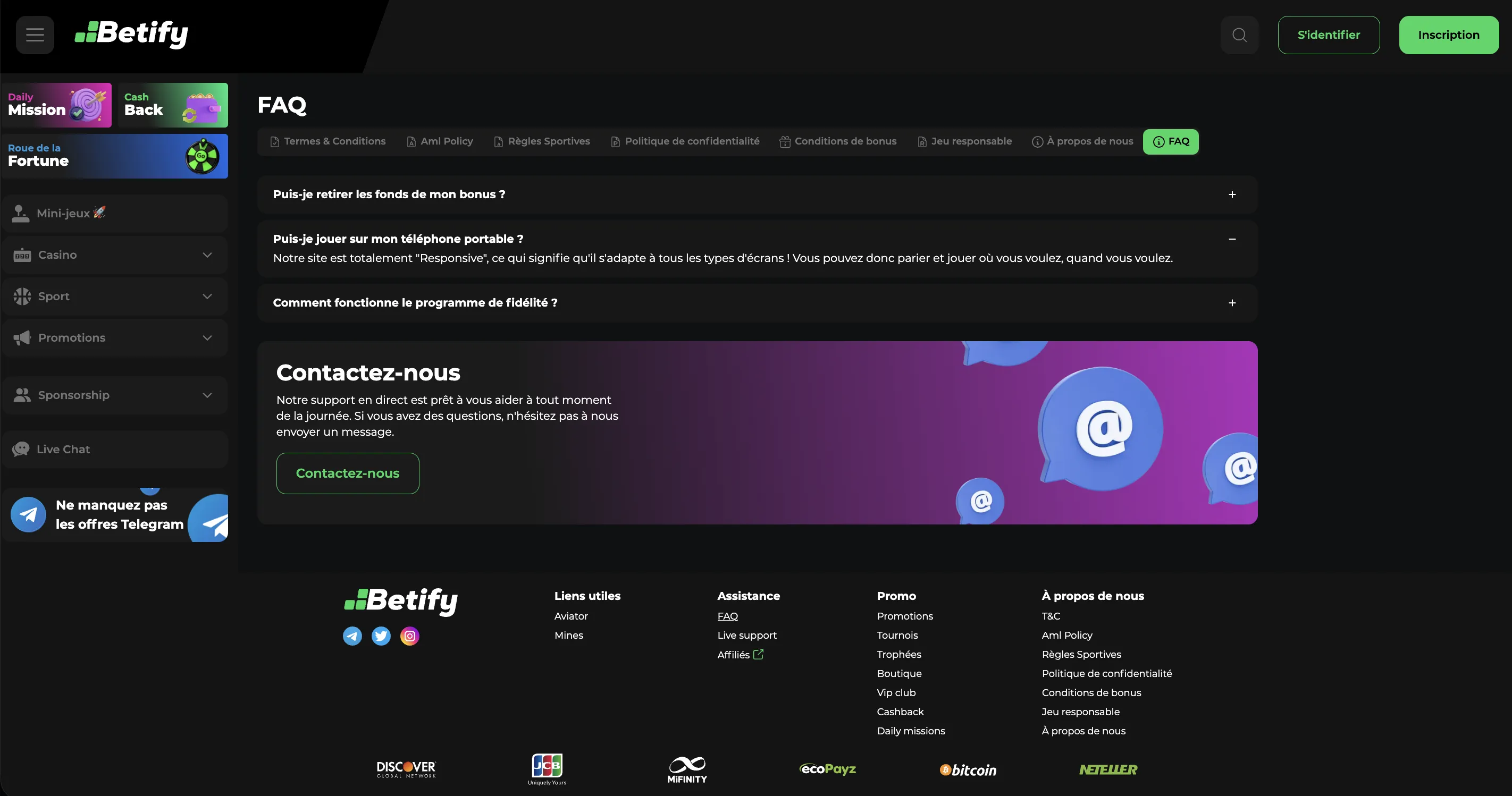 Installer le raccourci Betify app sur Android et iOS